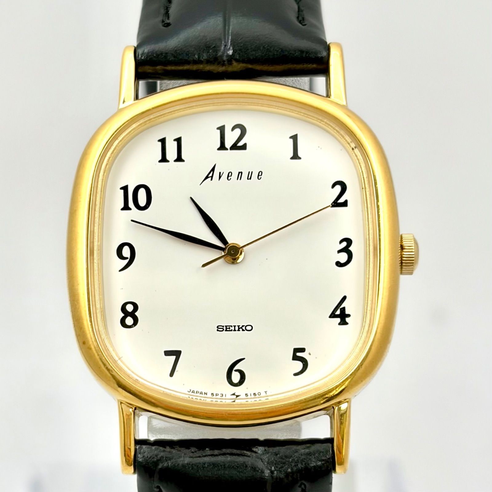 SEIKO Avenue 5P31-5090 Quartz 28.2mm Square Boys Watch