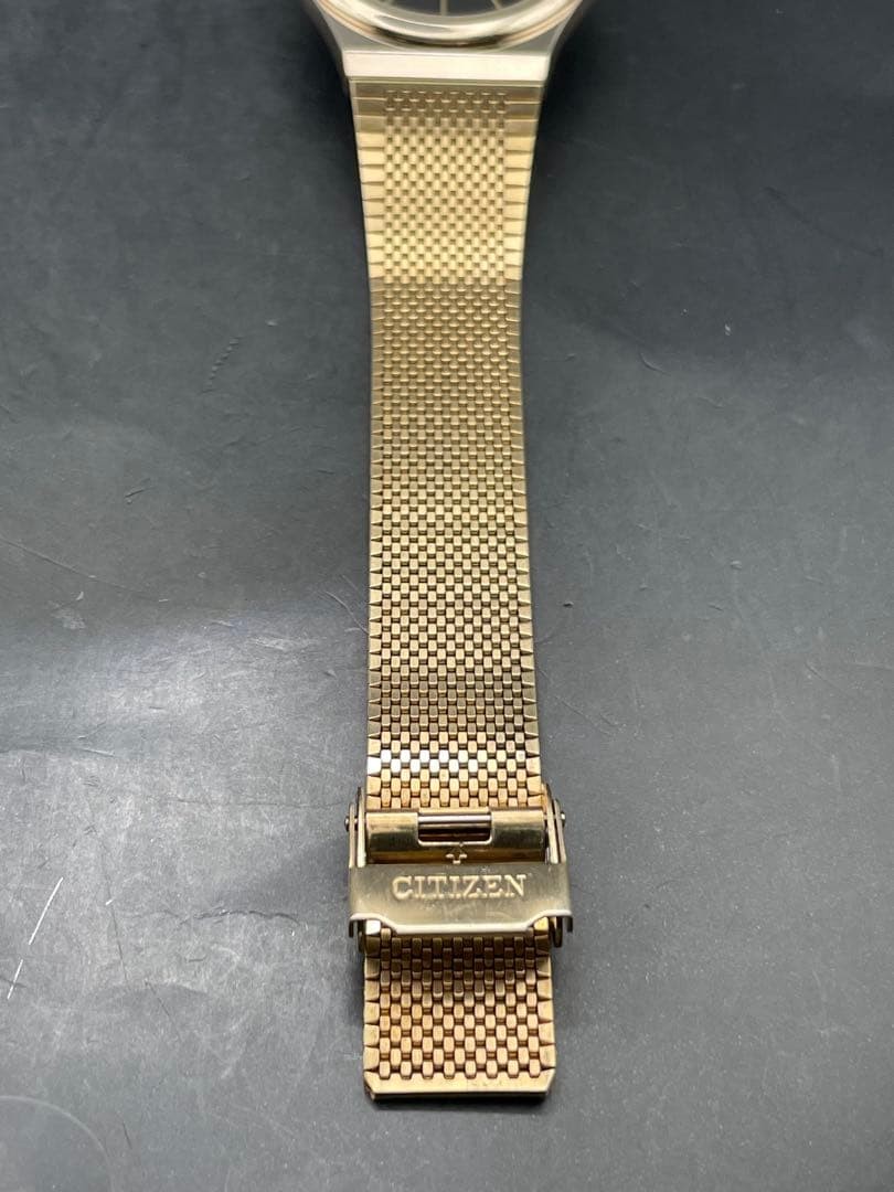 [Vintage, Battery Replaced] Citizen Men’s T4-G02638 Gold