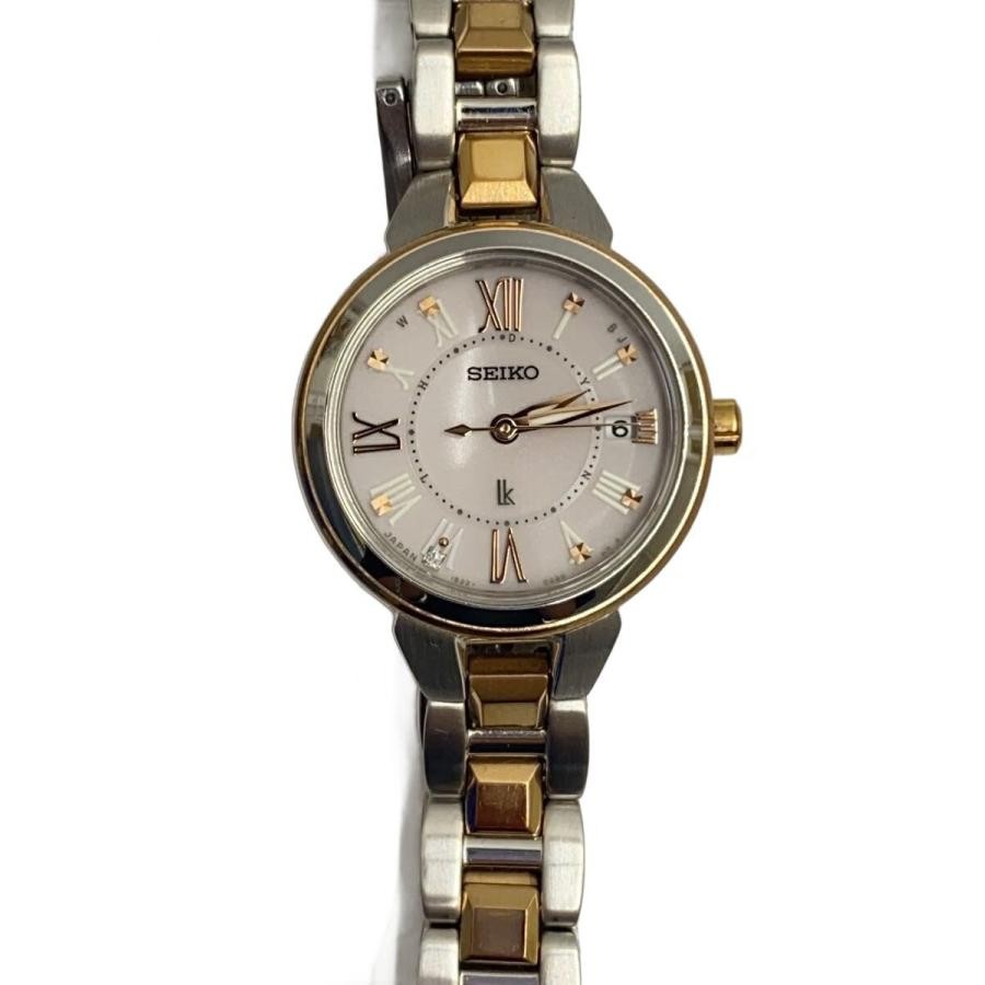 SEIKO LUKIA Case Size 2.5 ×2.5cm Wrist Size 16cm Used Watch #92223