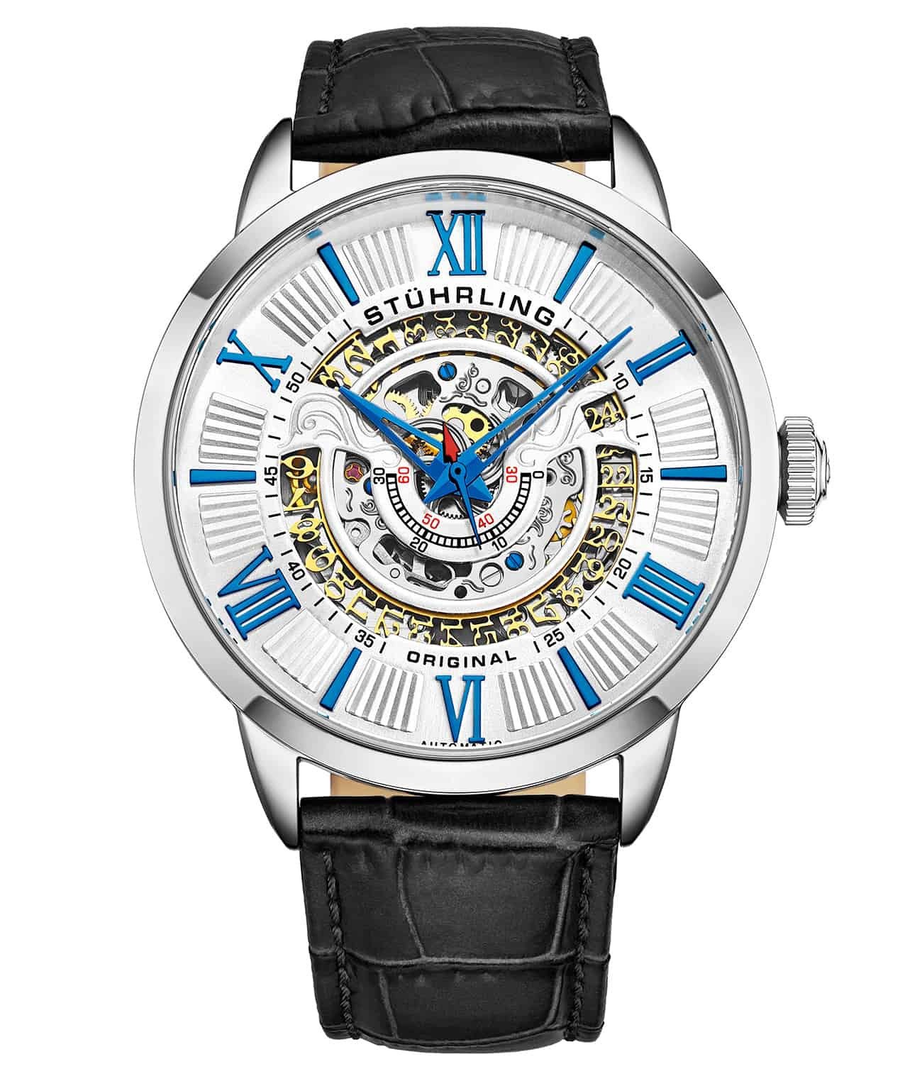 Legacy Silver Dial/ Black Leather | Silver Dial Wristwatch 696.01