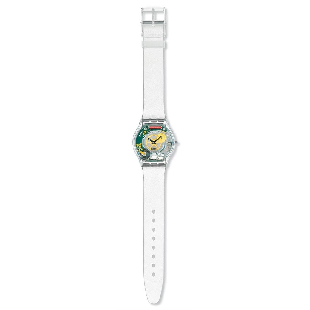Rare 1998 Swatch Jelly Skin Ultra Slim Transparent Watch SFK100 – Working