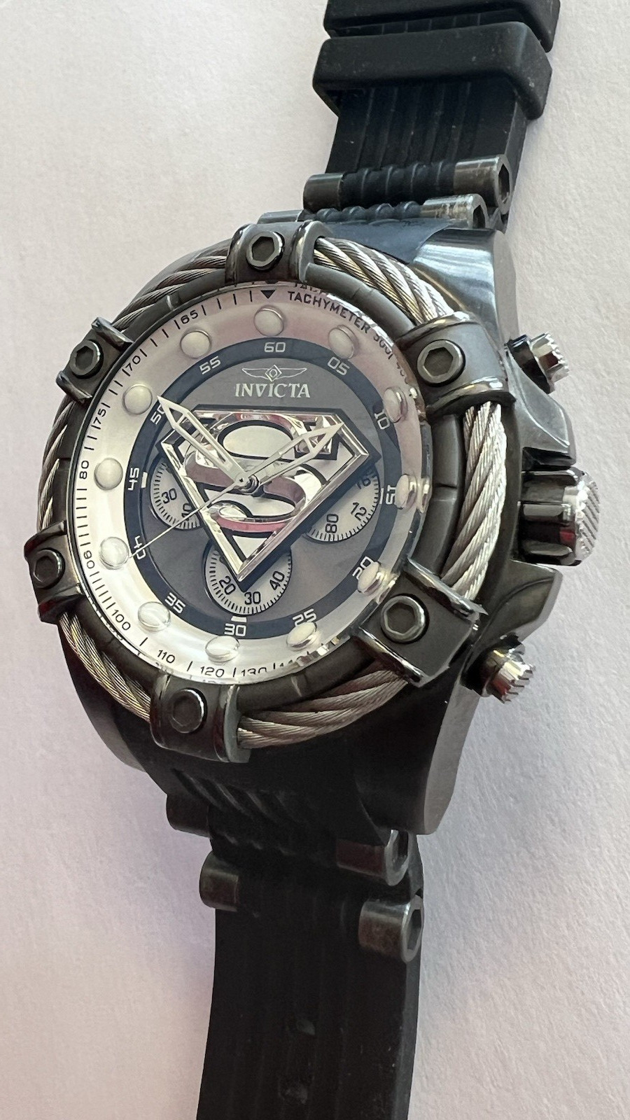 Invicta DC Comics Superman Men’s Watch Model 33189 52mm Quartz Chronograph