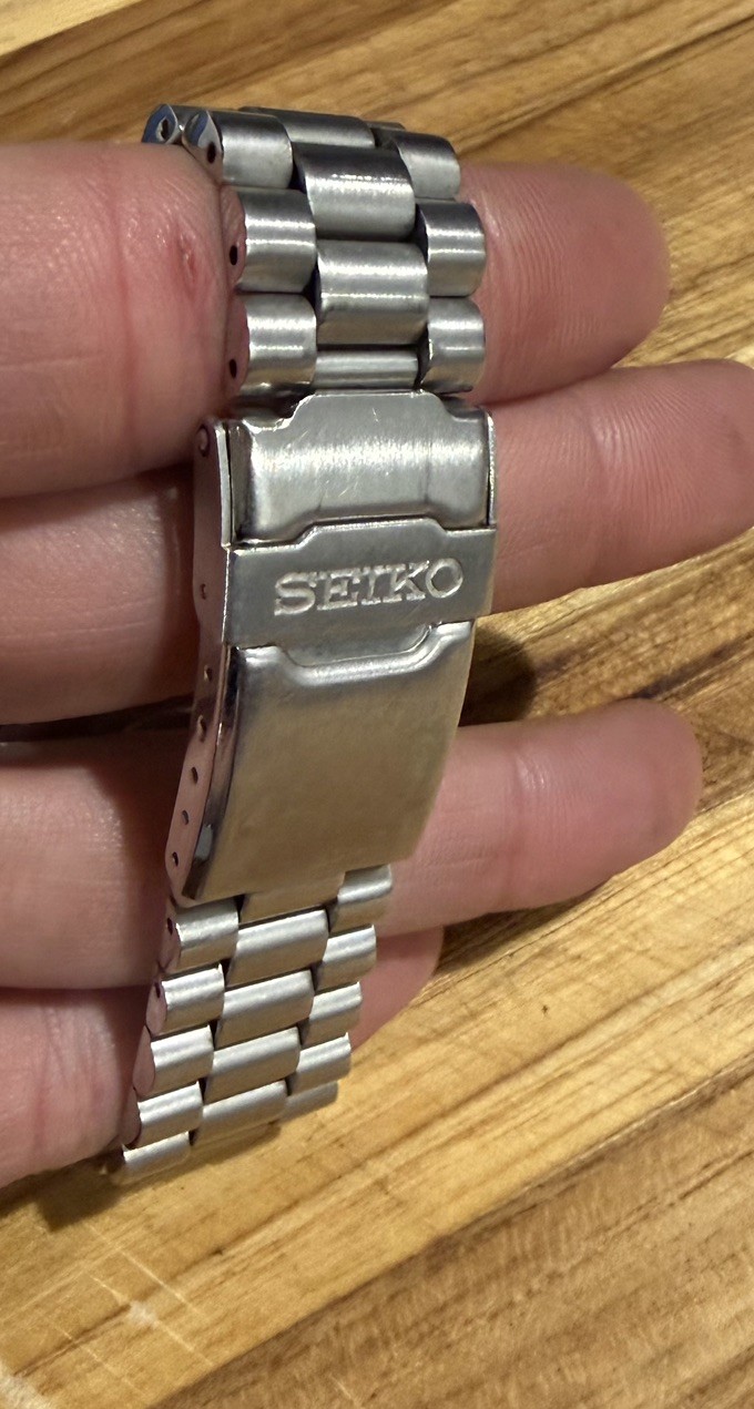 SEIKO ORANGE 7S26-0020 SKX011J DAYDATE AUTOMATIC MEN DIVER WATCH VINTAGE JAPAN