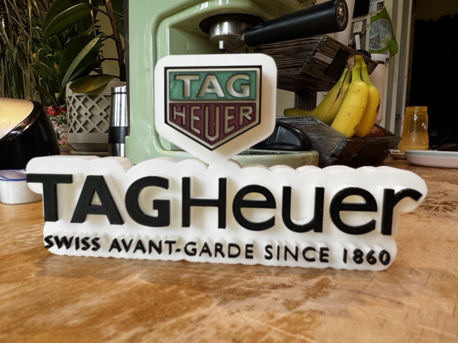Tag Heuer 3D Sign – For Man Cave, Bar, Garage, Bedroom, Office | 20cm Long.