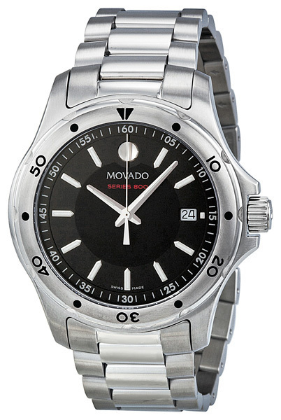 Movado Series 800 48mm Stainless Steel Case Silver Band – (2600074)