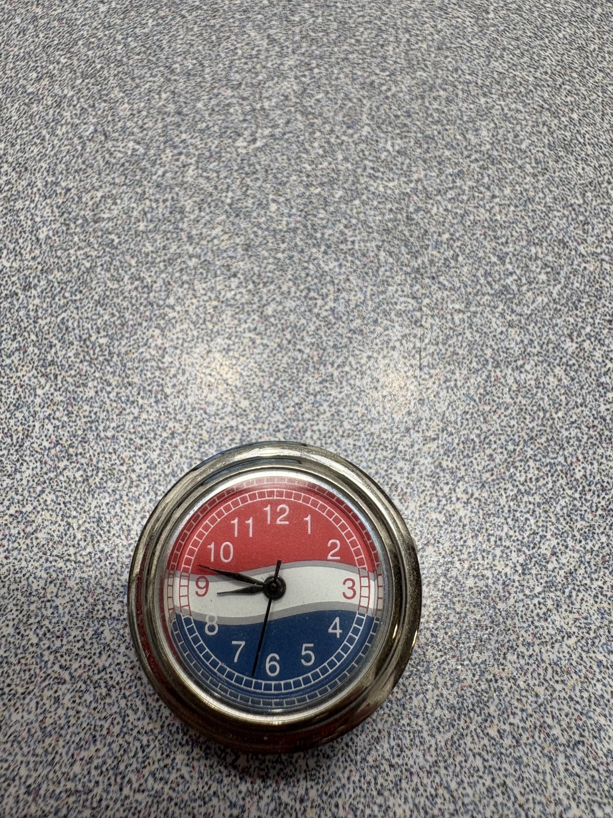 Vintage Pepsi nonworking wristwatch without strap