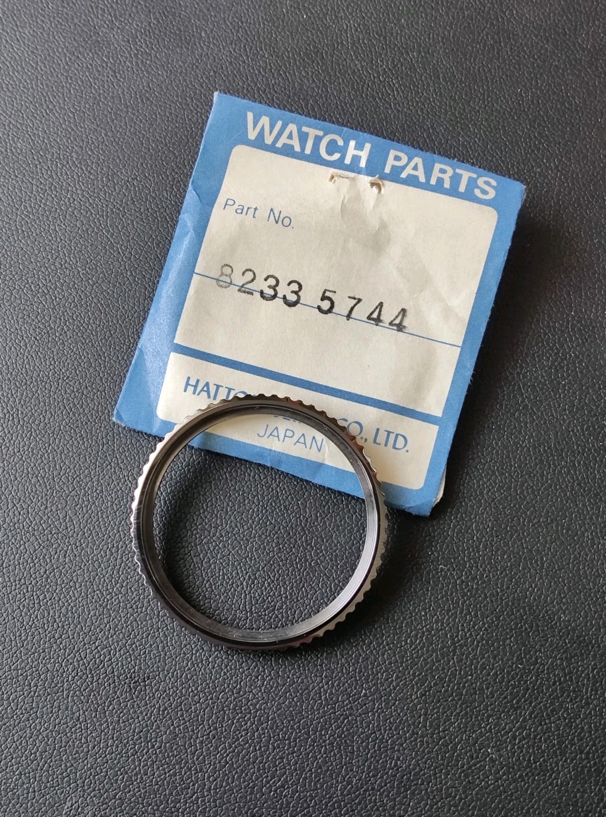 Vintage Watch Seiko Unknown Model Dark Gray Bezel Part 82335744