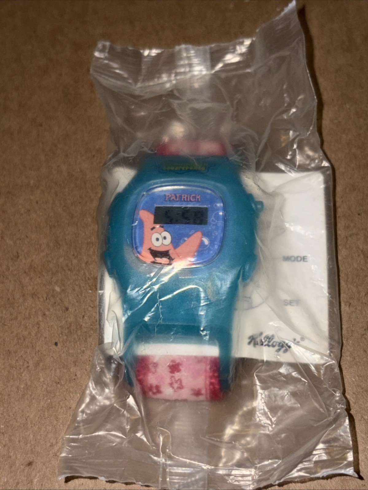 Kellogg’s Nickelodeon Spongebob Squarepants Patrick Digital Wristwatch Blue