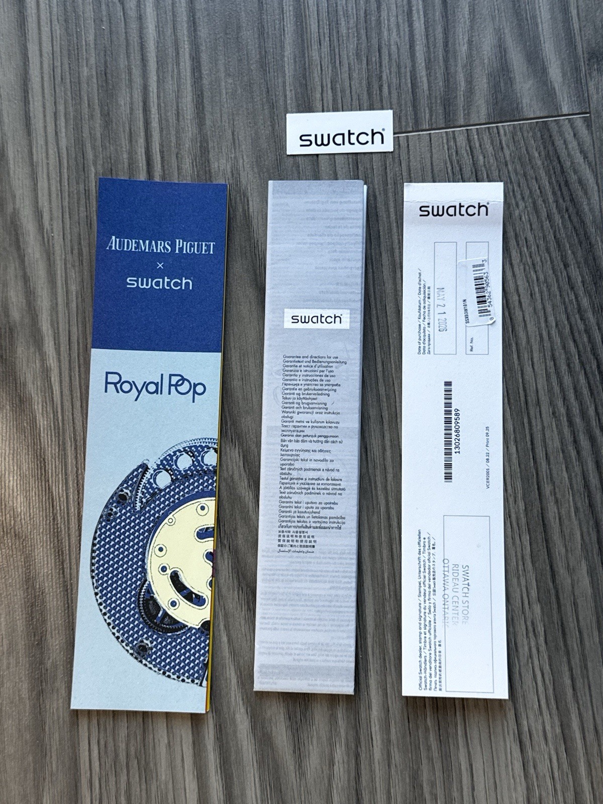 AP x Swatch Audemars Piguet Royal Pop Ocho Negro SSX03W101N IN HAND