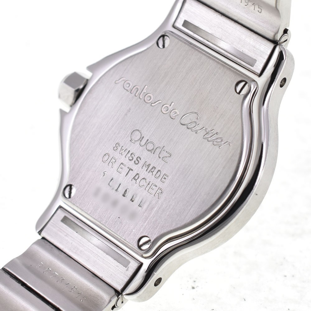 CARTIER Santos Octagon SM W2001683 Quartz Ladies Watch Fast Shipping
