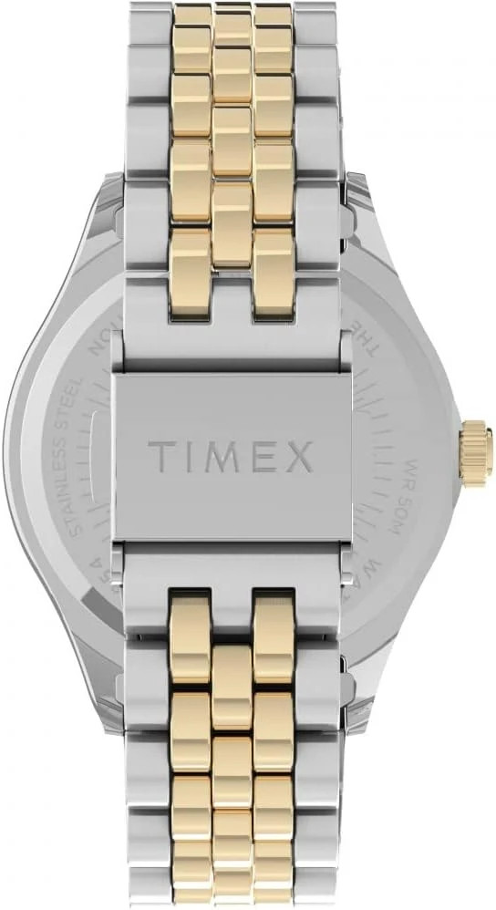 New Timex Waterbury Legacy Quartz Blue Dial Ladies Watch TW2V31600