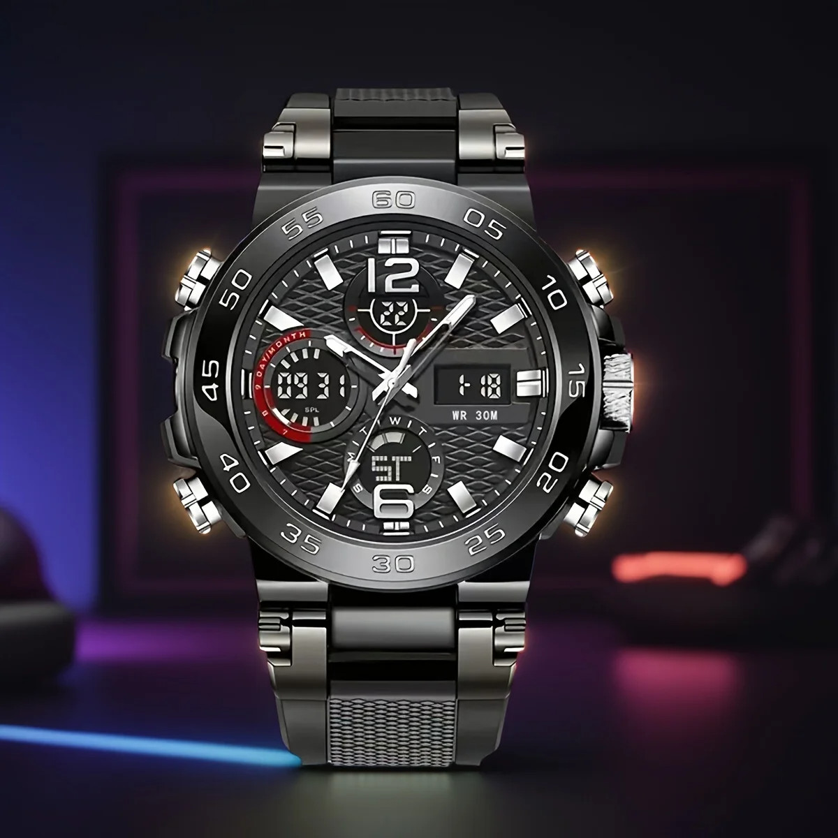 LIGE FOXBOX Men Digital Watch Sport Wristwatch Military Quartz Silicone Watches