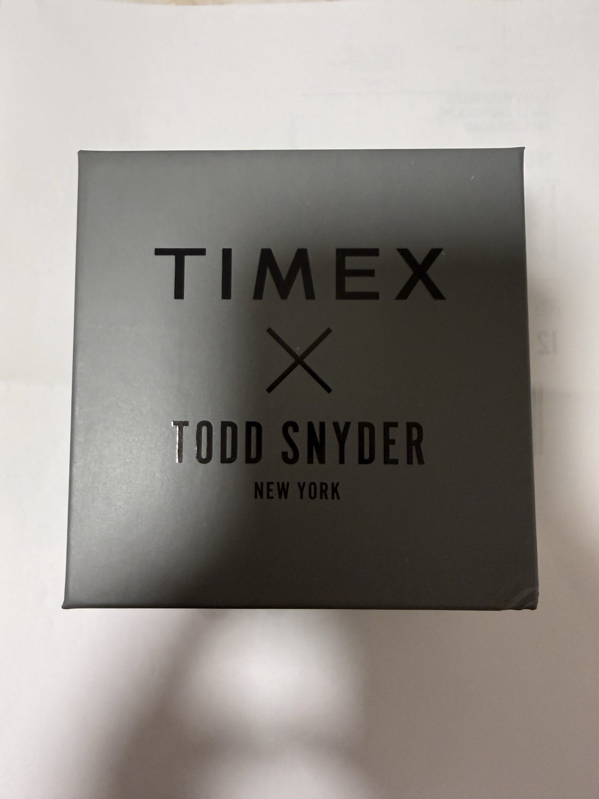 New Timex x Todd Snyder Dylan Watch Black Leather Strap 34mm Limited Edition