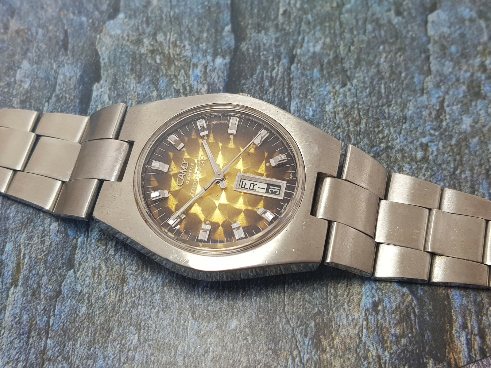 NICE & RARE VINTAGE CAMY MONTEGO AUTOMATIC GENTS 2.