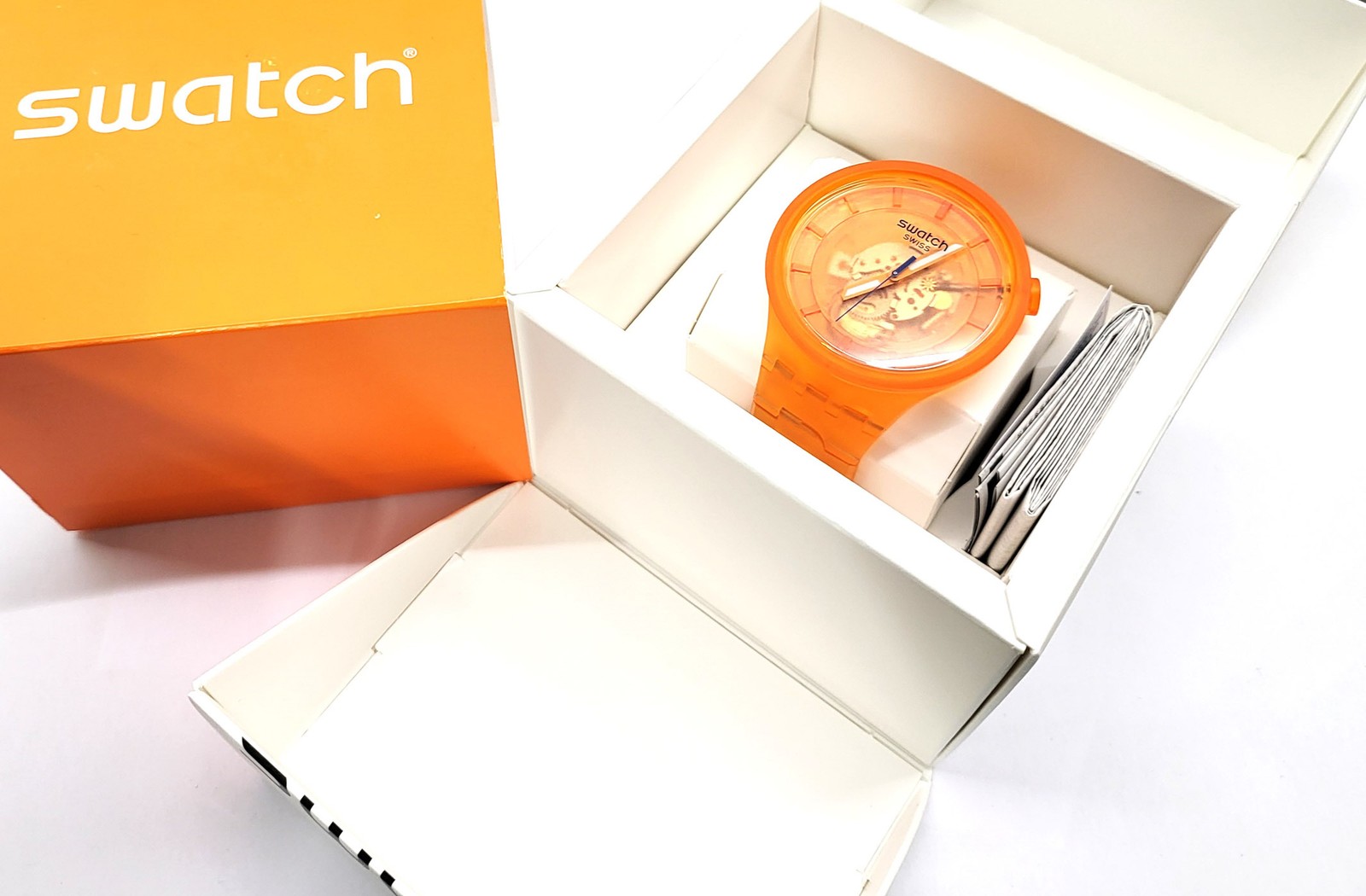 Swatch Big Bold 2024 – SB05O103- Orange Joy – New