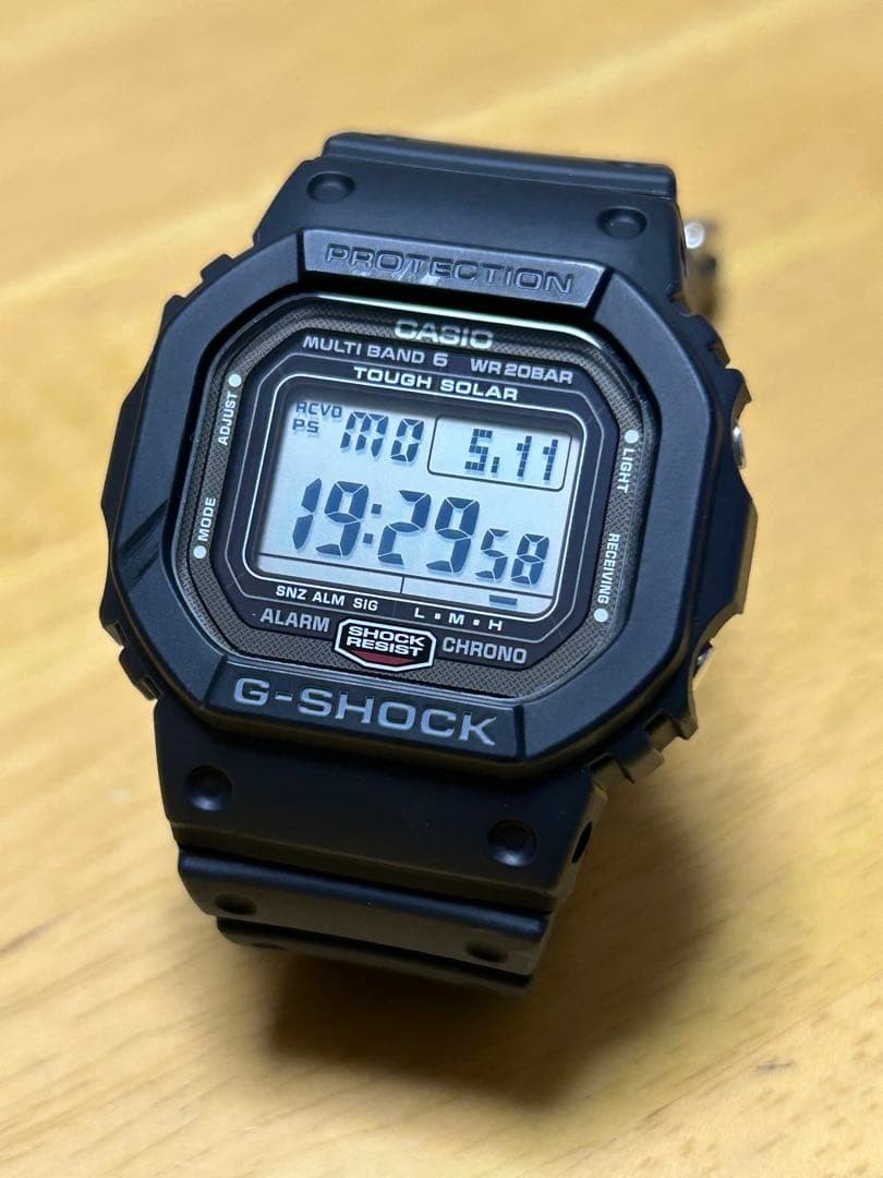 CASIO G-SHOCK GW-5000U Tough Solar Multiband 6 Screw Back Japan Watch Used