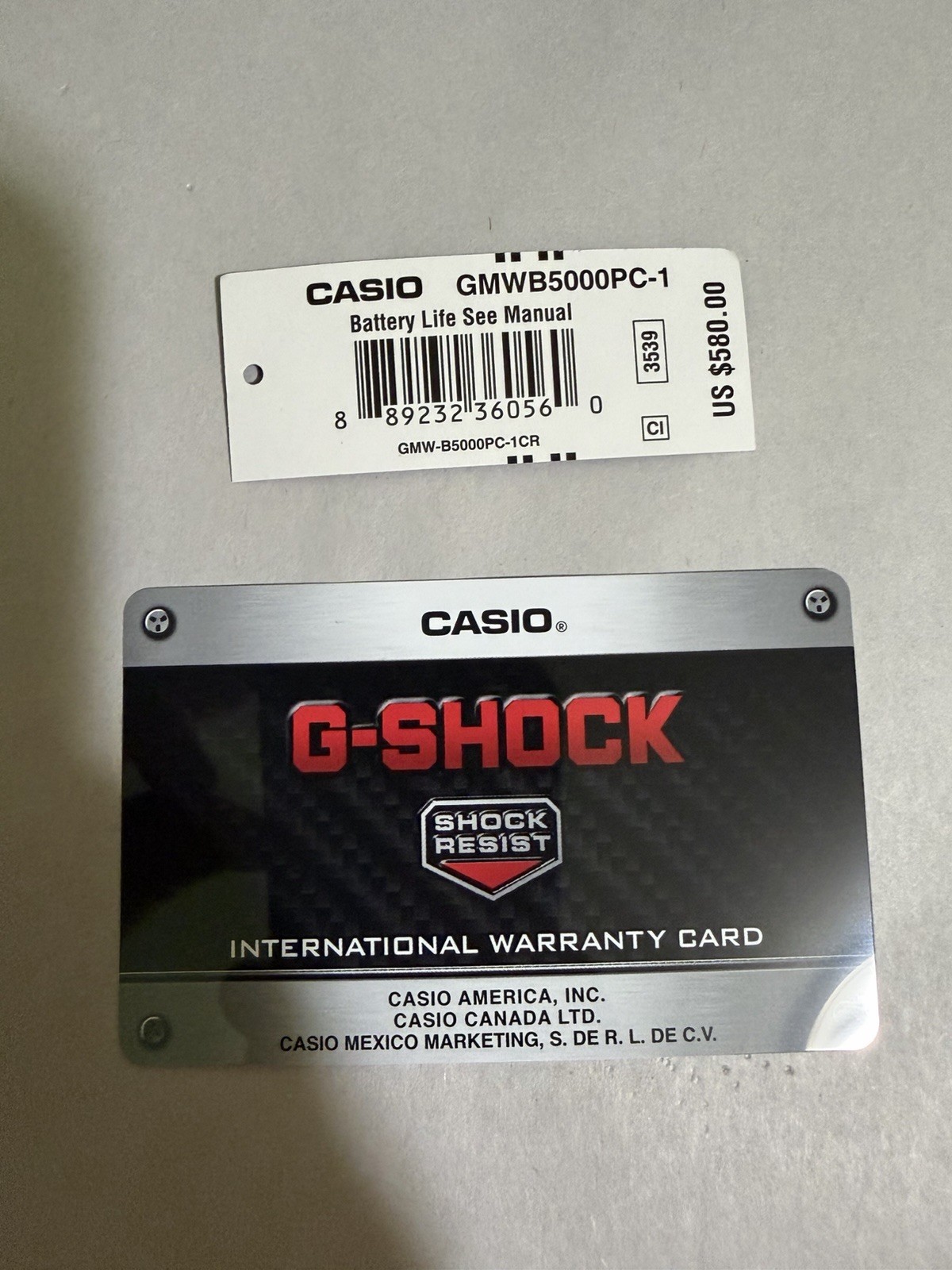 Casio G-Shock GMWB5000PC Full Metal Square Bluetooth Solar Digital