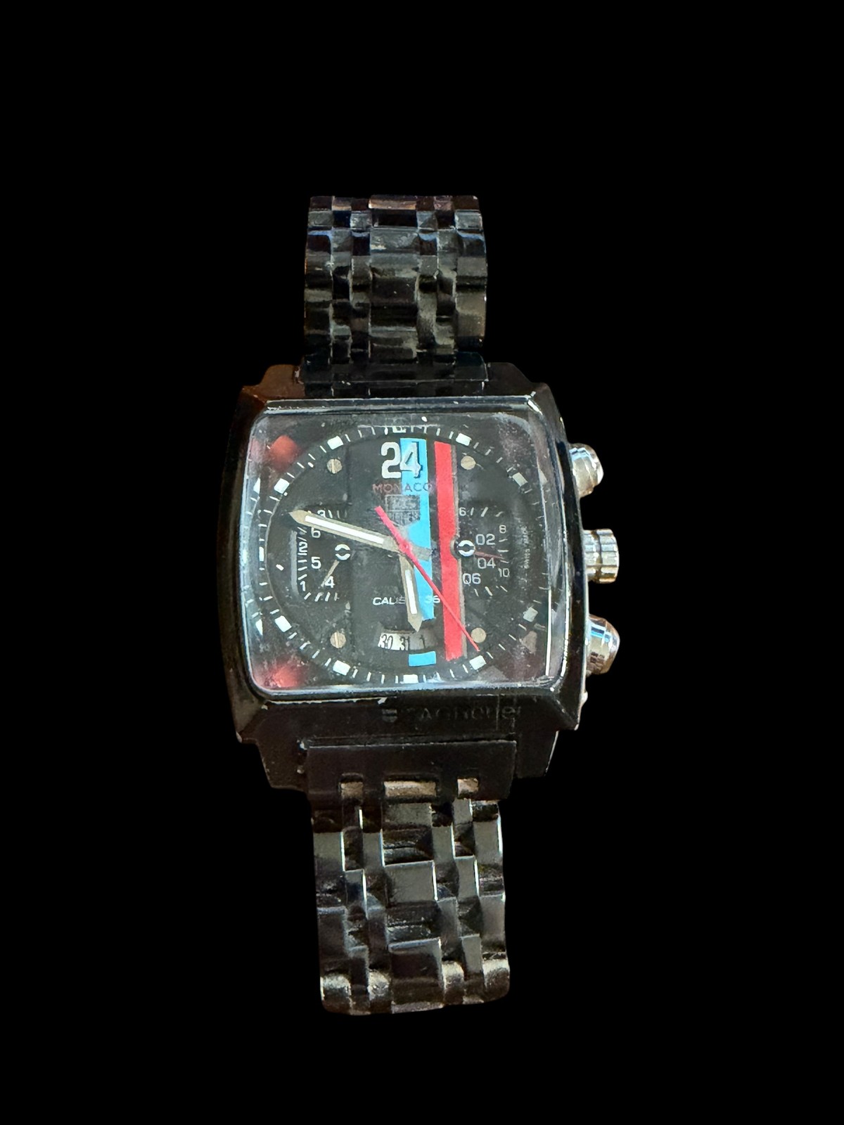 TAG Heuer Monaco Calibre 36 Chronograph Black PVD Automatic Men’s Watch