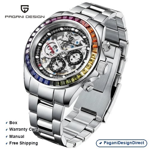 Pagani Design PD-1653 Steel C Men Automatic Watch