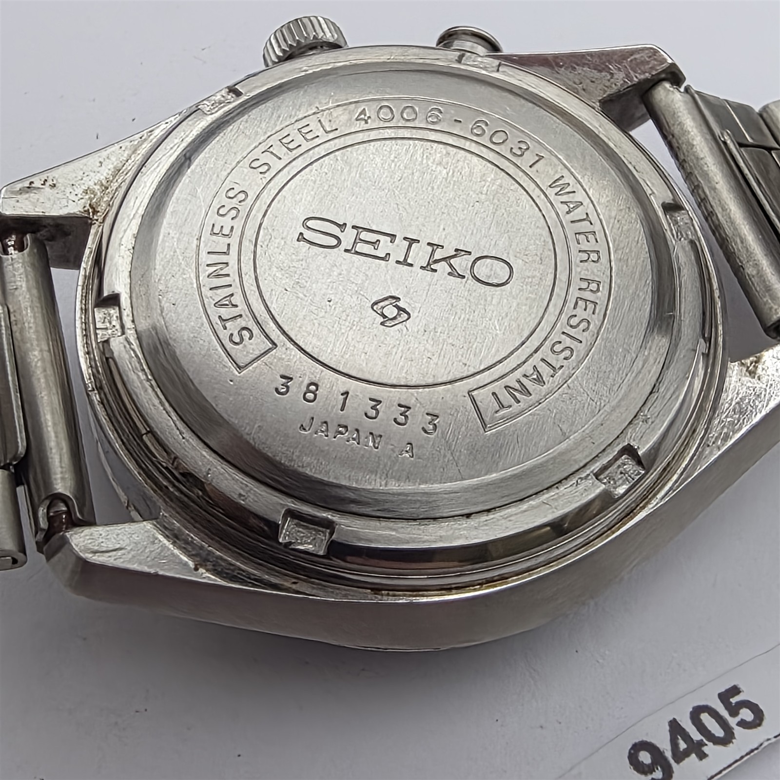 PROJECT FIX SEIKO BELLMATIC 4006 6031 MENS 381333 DAY DATE WATCH US TARIFF PAID
