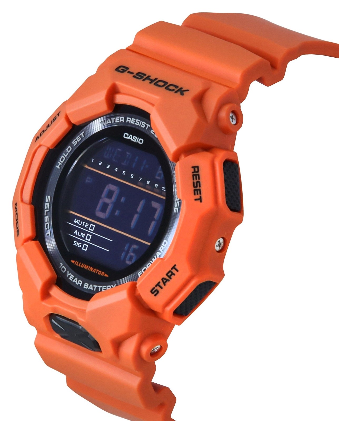 Casio G-Shock Digital Black Dial Sports Quartz 200M Men’s Watch GD-010-4