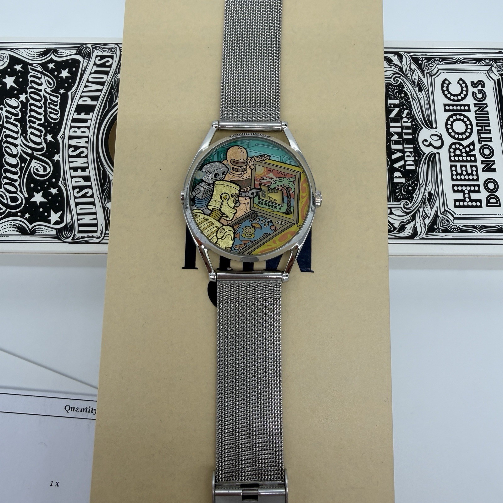 Mr. Jones Watches Ricochet Watch Stainless Steel Mechanical