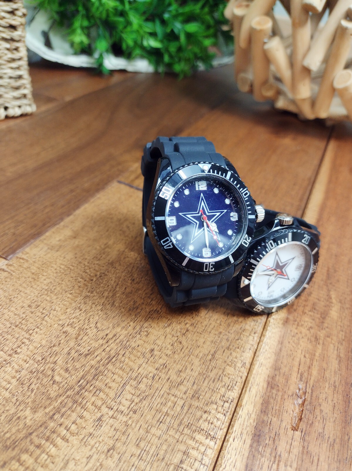 Dallas Cowboys Men’s Black watch – Cowboys Watch for Men – NFL Spirit Watch