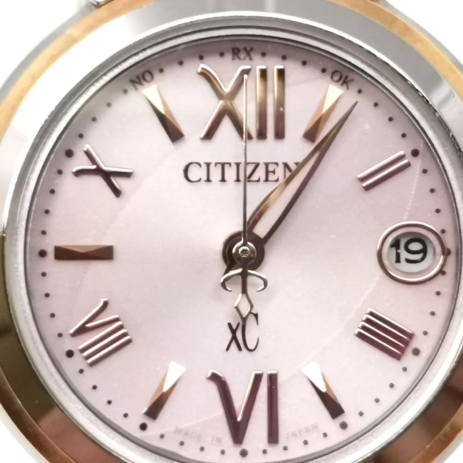 Citizen xC Cross Sea H058 T016553 Radio Solar Women s Wristwatch Roman Pink Dial