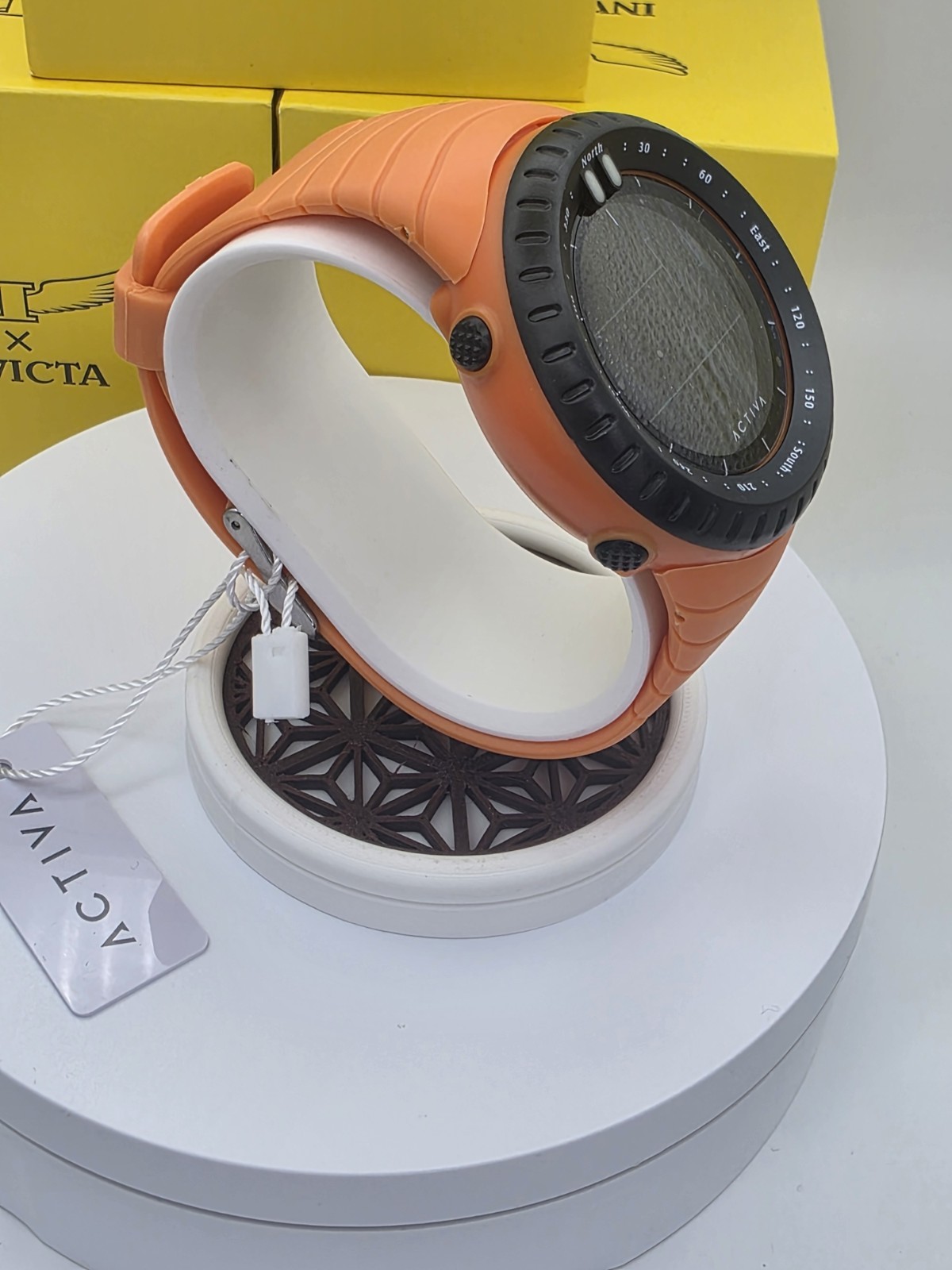 Activa X Invicta Digital Essentials ACW1237-006 Men’s Watch 53mm Orange