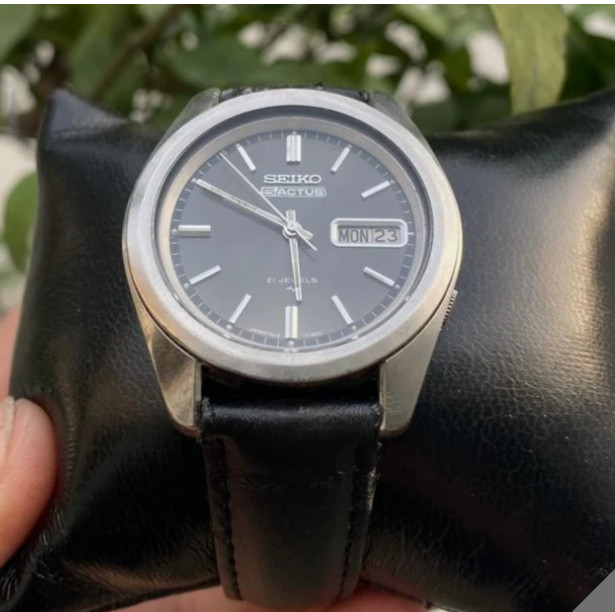 Vintage 1970s Men’s Seiko 5 Actus 7019-7040 Automatic 21J Day/Date 36mm Watch