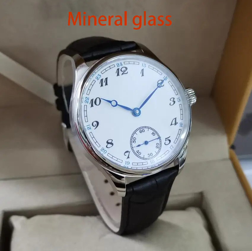 41mm Dial Asian 6498 Watch Mechanical Hand Wind Movement Men’s Luxury Gift