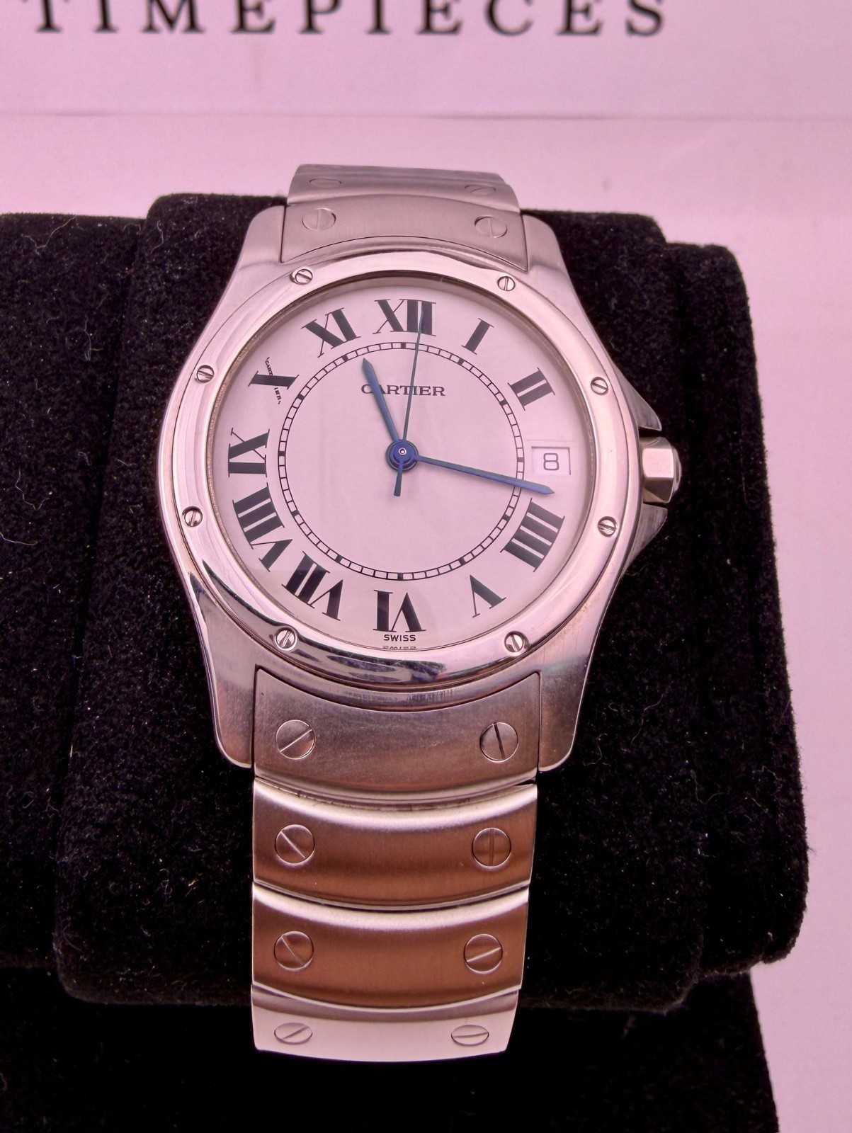 Cartier Santos Ronde Automatic Ref. 1920-1 Case #525