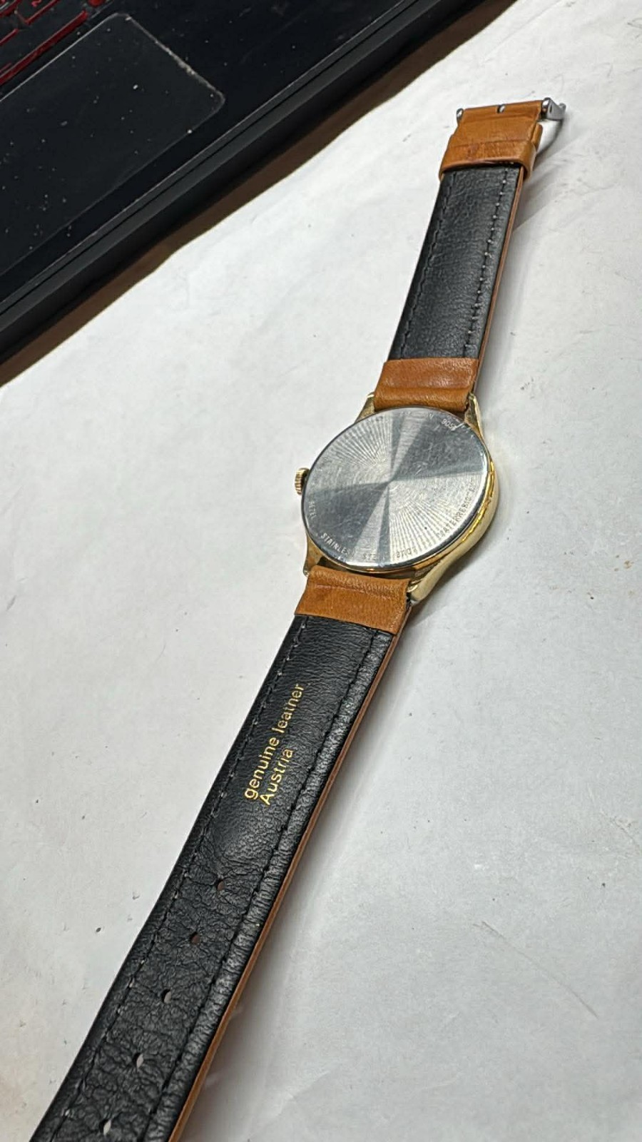 Hamilton Masterpiece Quartz Men’s Vintage Watch GoldTone Silver Dial Swiss (A100