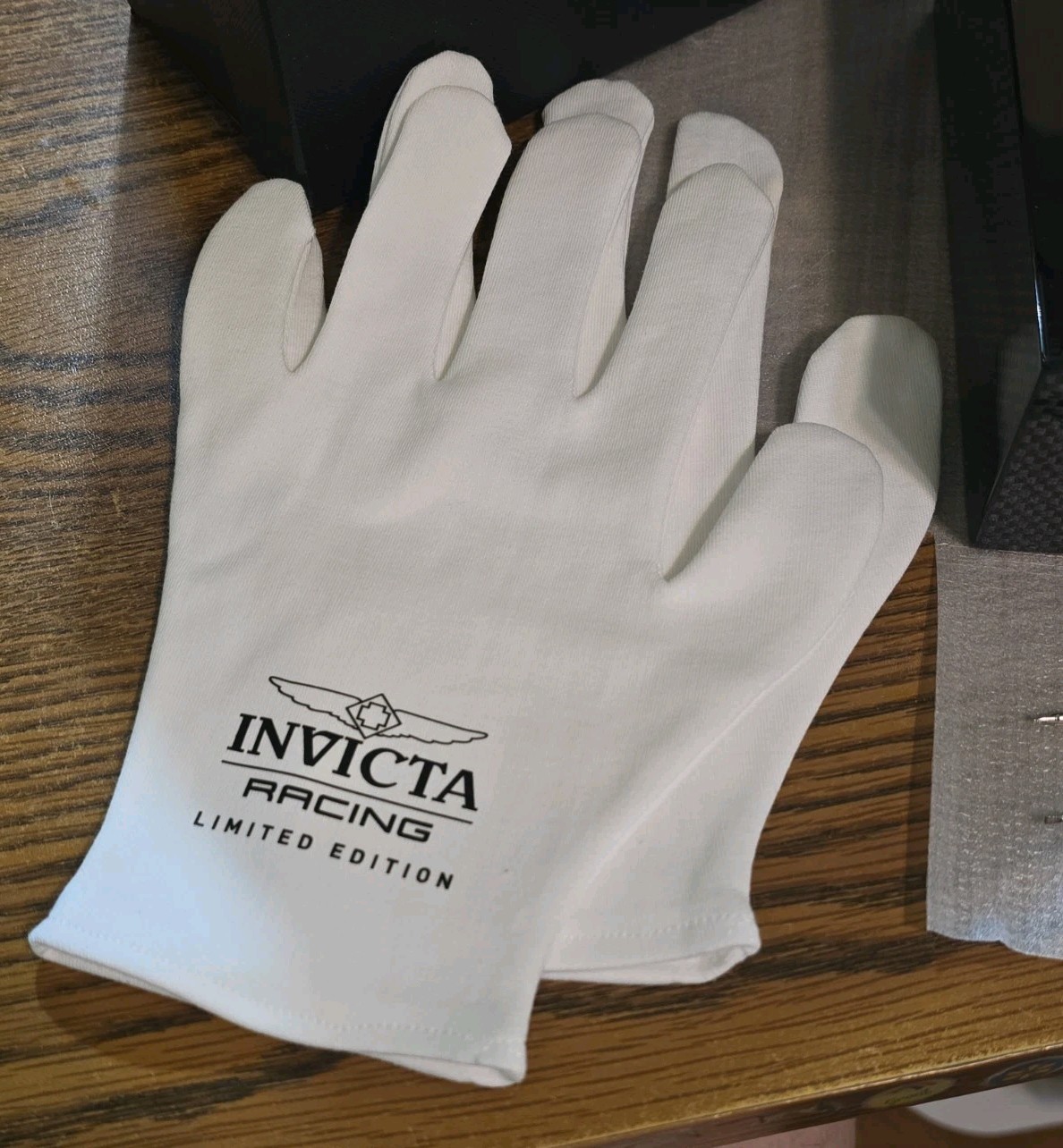New Invicta Racing 69135 Automatic NH35A Rosetone Blue Black Leather Carbon Box