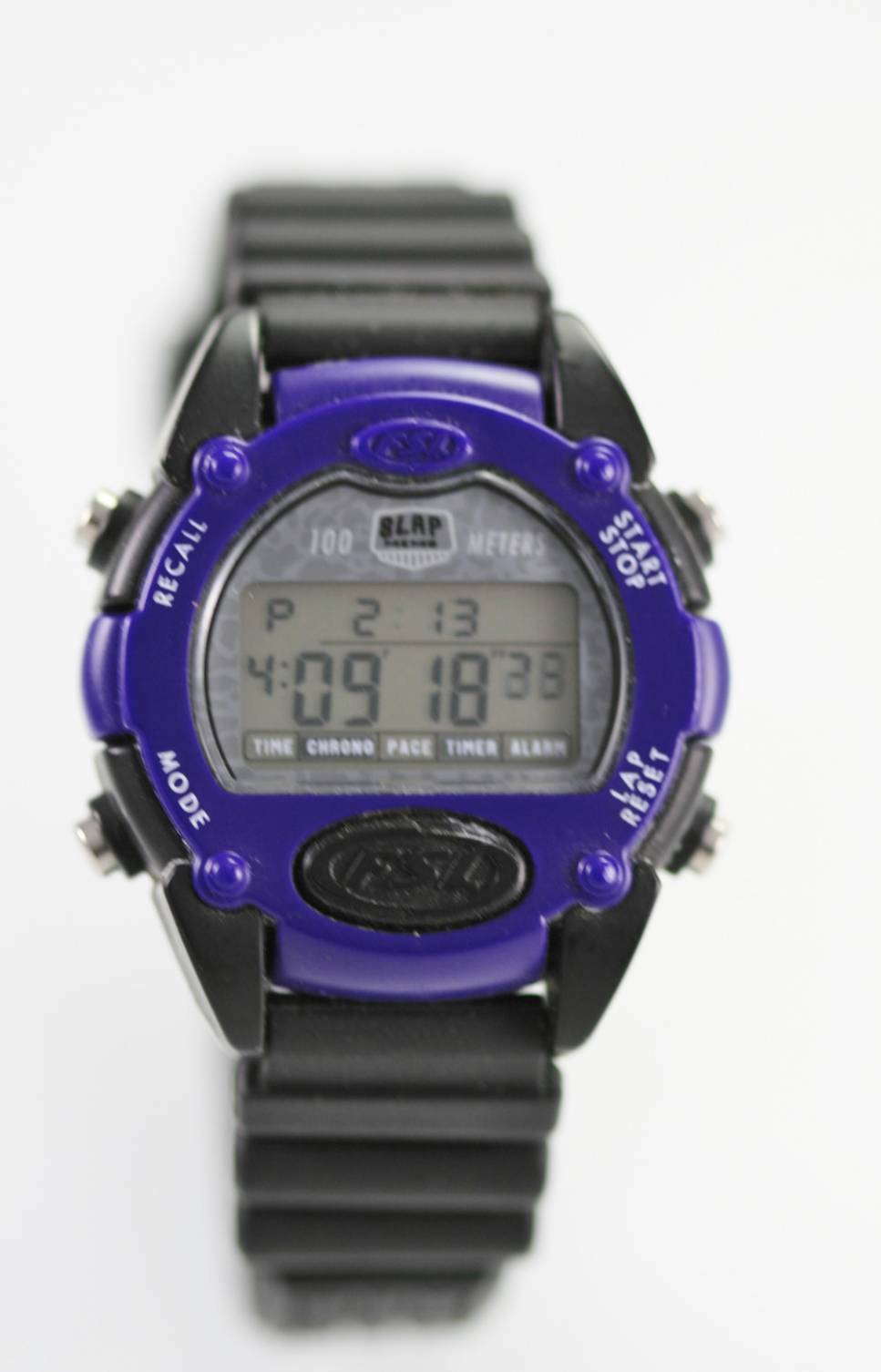 Fossil Watch Womens Black Plastic Rubber Day Date Light Alarm 24hr 100m Quartz