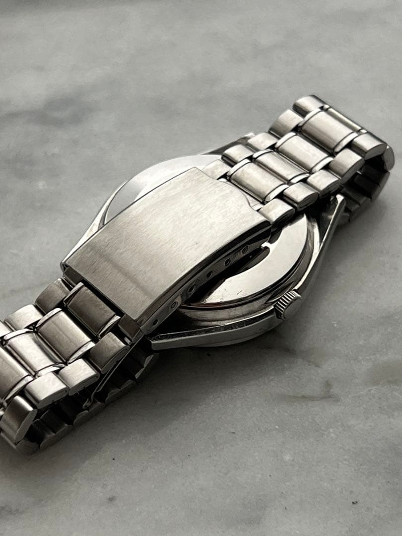 Seiko QZ Navy Date Quartz Watch Men Stainless Steel Used SA110