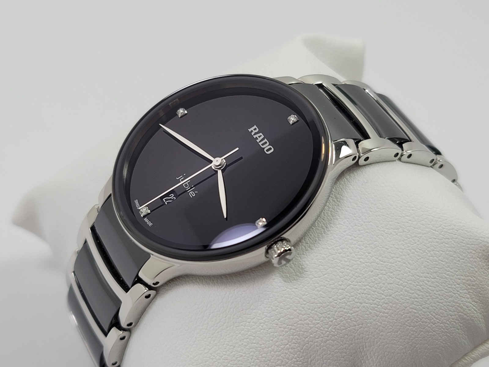 Rado Centrix Quartz Diamond Two Tone Ceramic Stainless Men’s Watch R30021712
