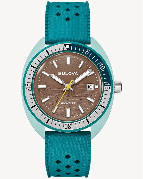 *BRAND NEW* Bulova Archives Snorkel Sea Turtle Brown Dial Men’s Watch 98B446