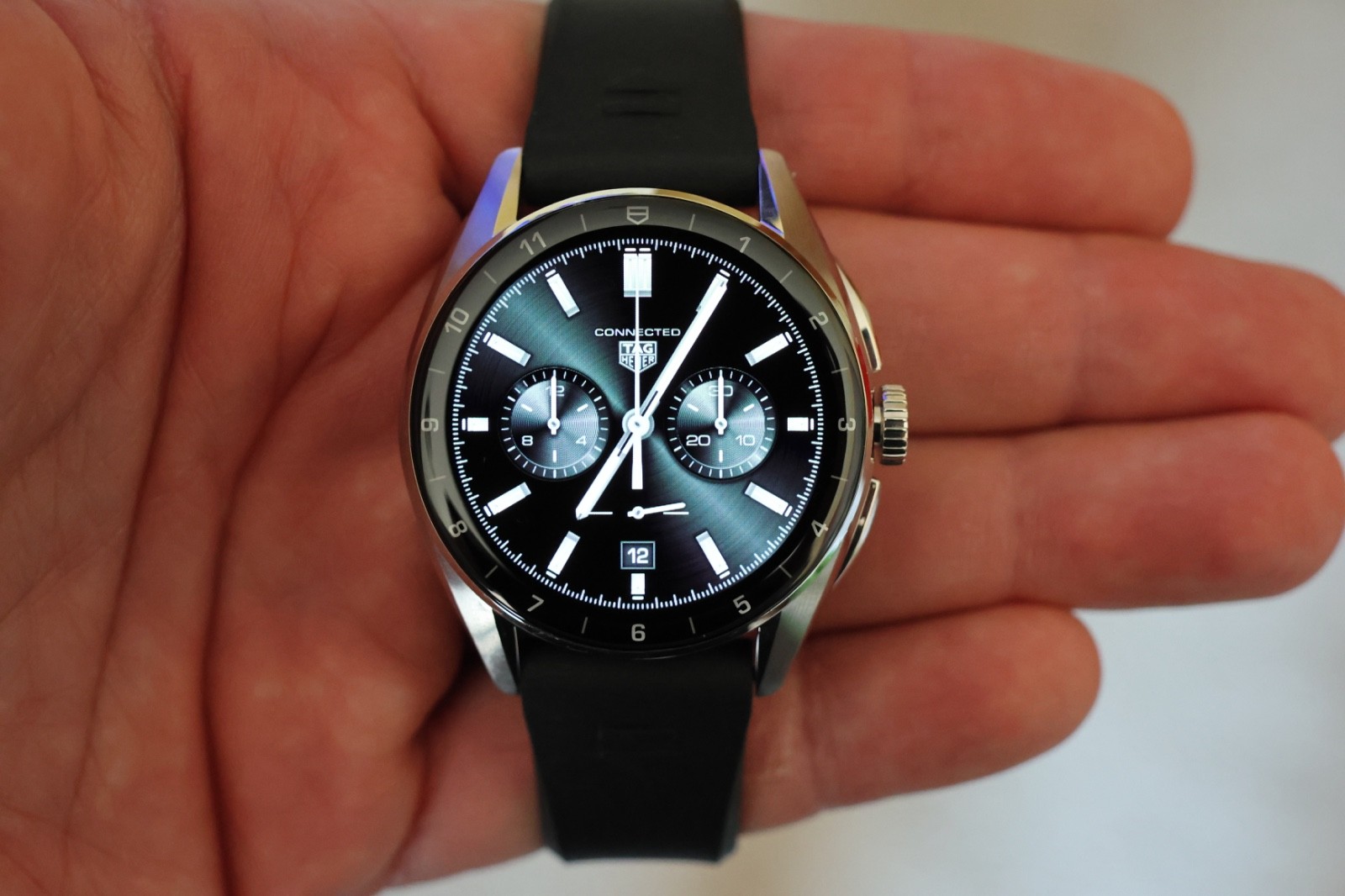 TAG Heuer SBR8010.BT6255 Calibre E4 Connected Steel Watch Black Rubber 42mm 50M