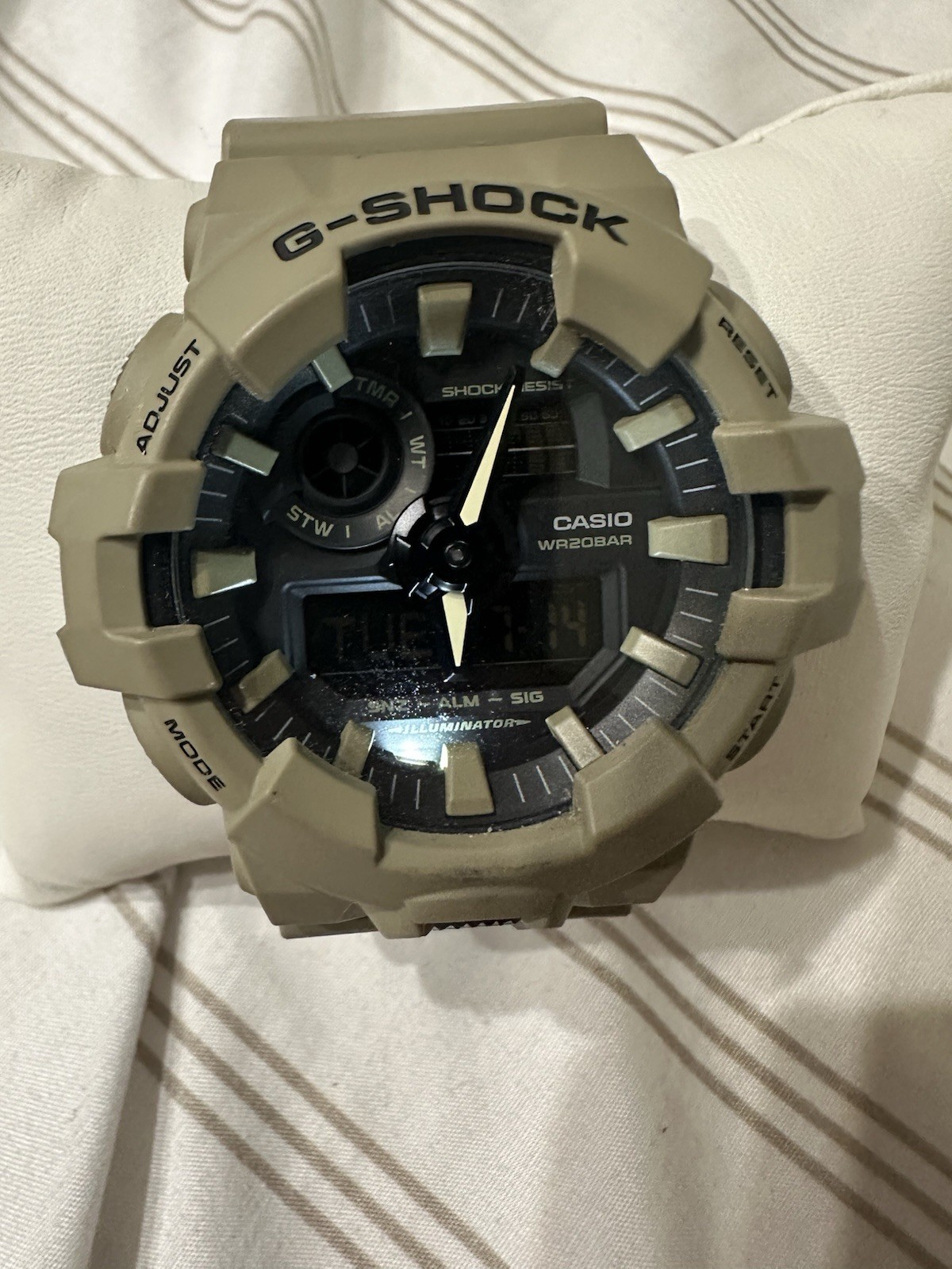 Casio G-Shock GA-700UC-5A Tan Utility Watch Men’s Analog-Digital 200M