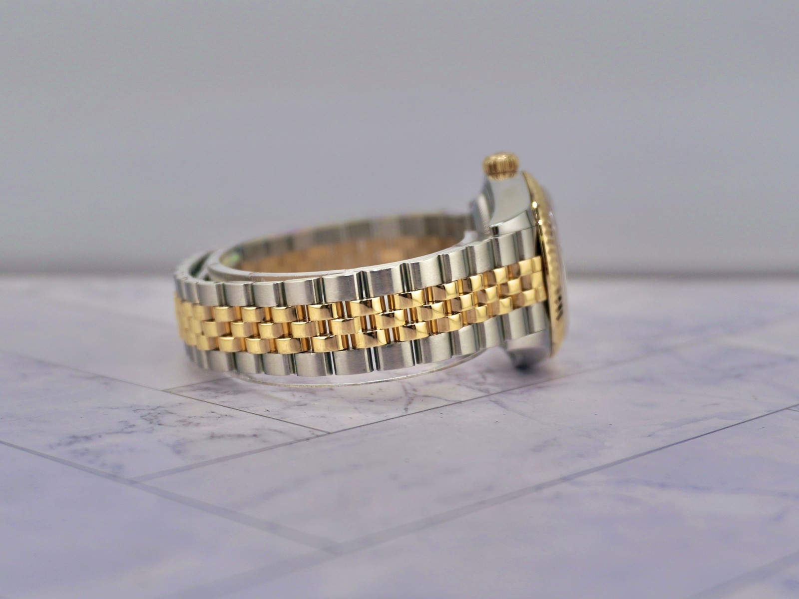 Rolex 28mm Datejust Lady Stainless Steel & Yellow Gold Mint Green Dial 279173