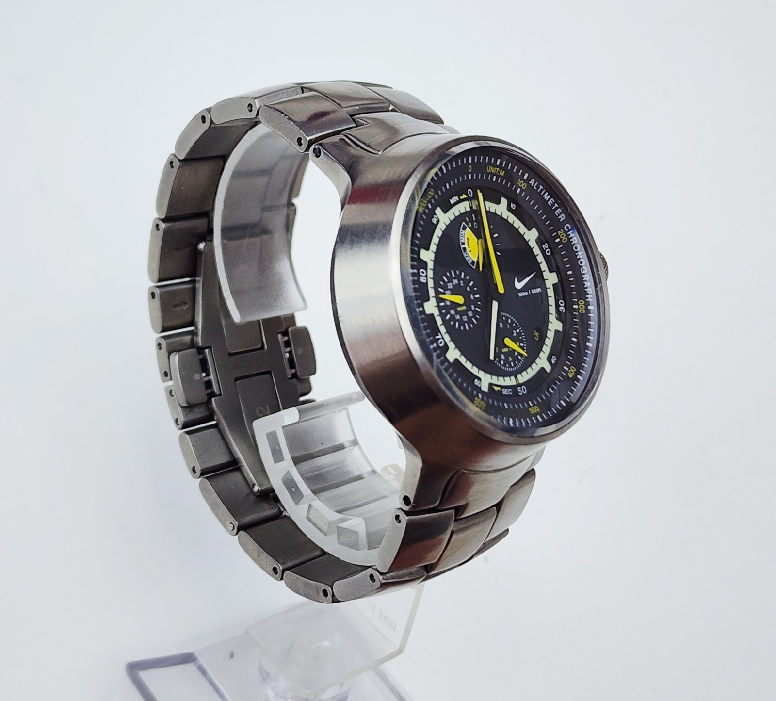 Men TITANIUM ALTIMETER CHRONOGRAPH Watch NIKE “Lance Armstrong” WA0055. 975/1002