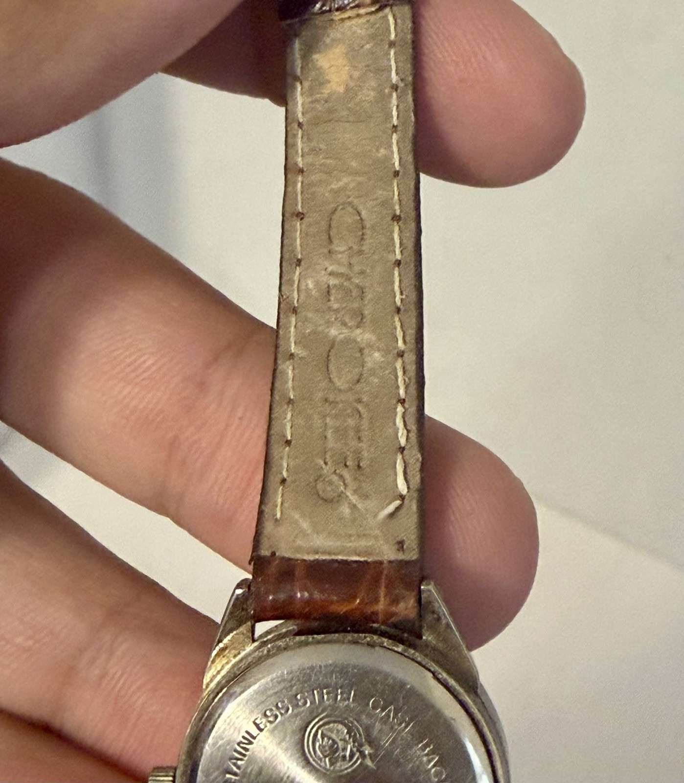 vintage Cherokee quartz moon phase watch # 32- 823 Needs Battery