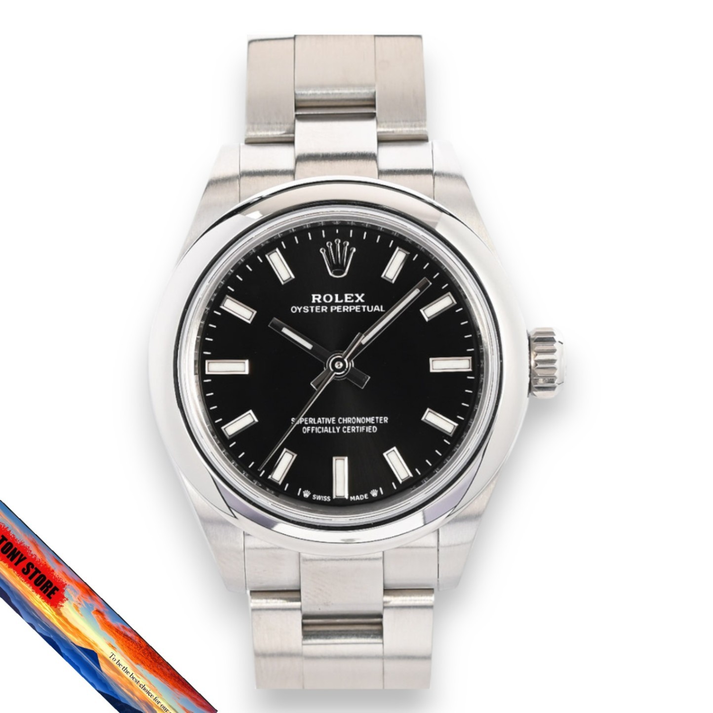 Rolex Oyster Perpetual 276200 Black Ladies Watch A Grade