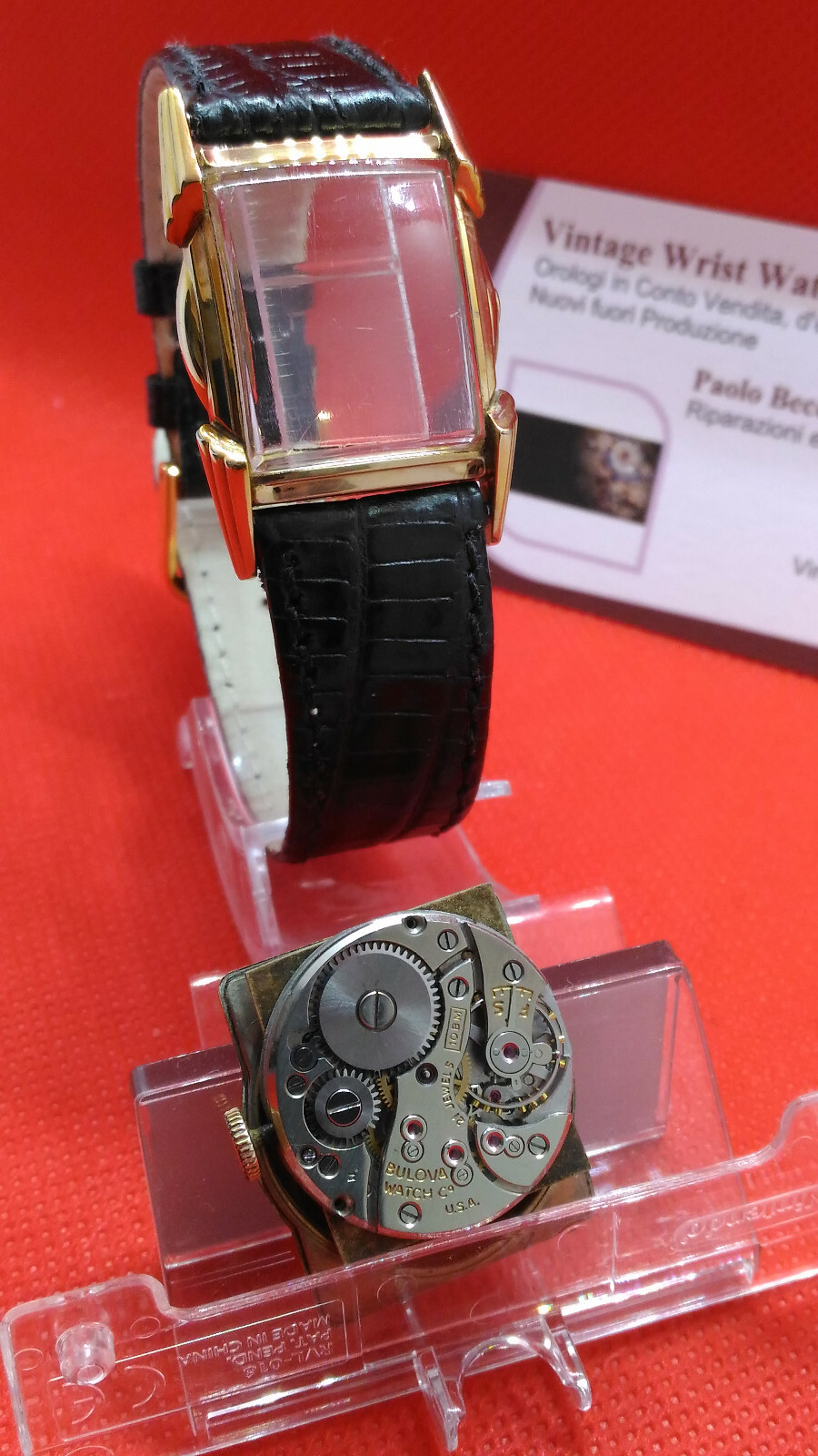 BULOVA -Academy Award P- 10Kt.G.F. Watch 21Jewels – Excellent -Vintage Watch