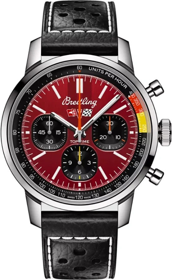 Breitling Top Time Chevrolet Corvette Red Dial 41mm Men’s Watch AB01761A1K1X1
