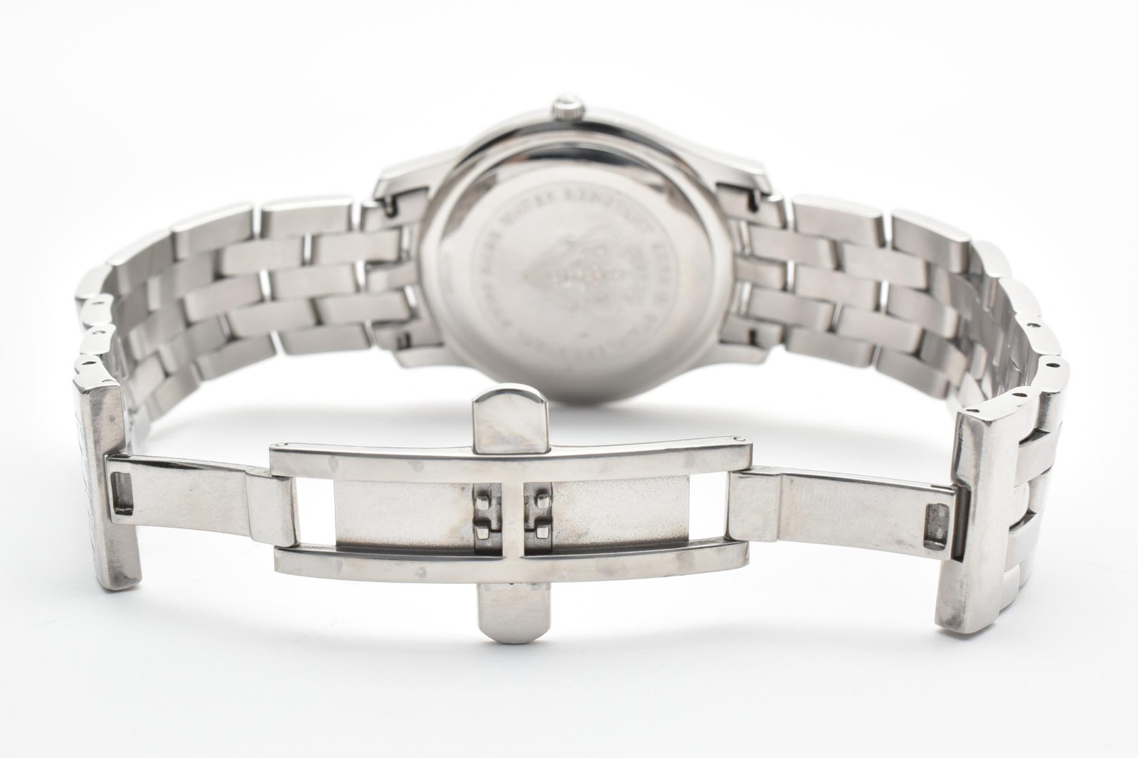 Vintage [Near MINT] GUCCI 5500M Quartz Silver Dial Date Men’s Japan New Battery