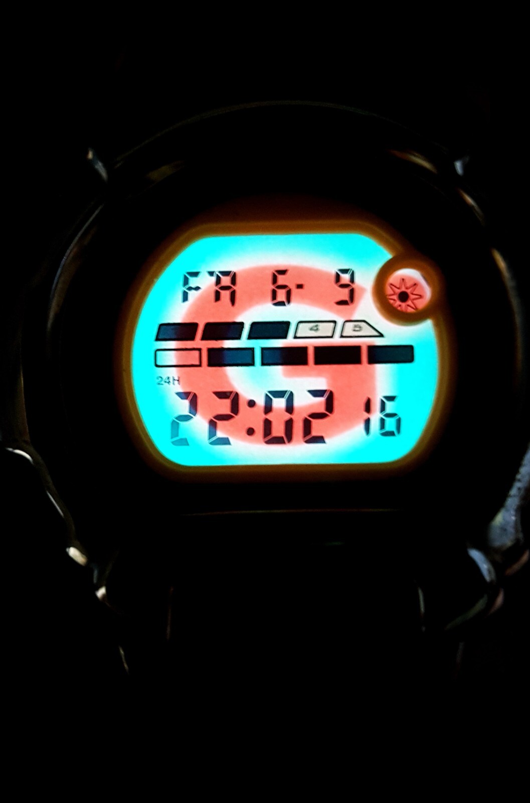 Vintage G-Shock DW-002 Unique Customized Shiny Gold PimP Hip-hop Korea Only One