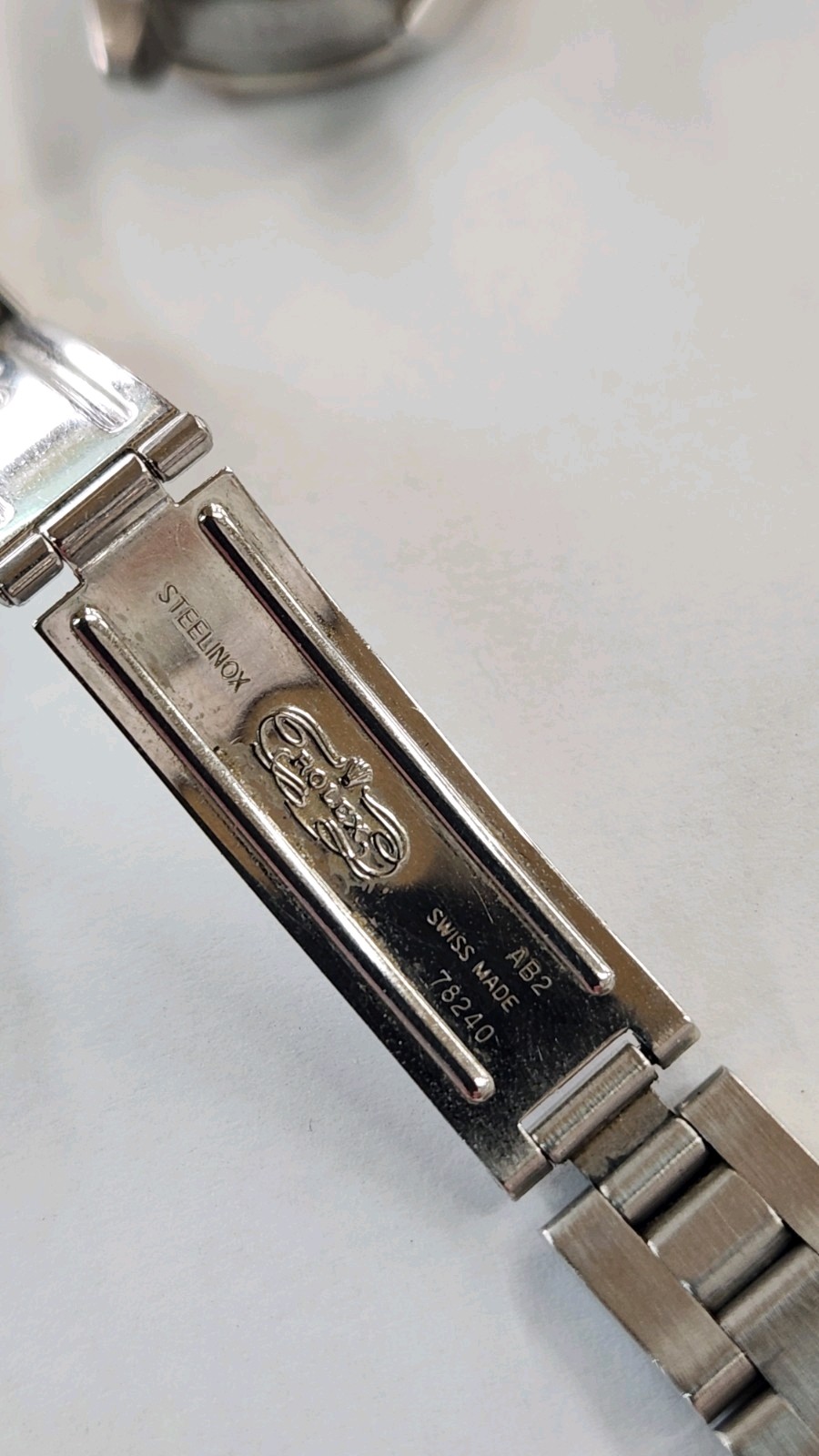 2000 Rolex Oyster Perpetual 76030 Ladies Watch 24mm SS Diamond Bezel