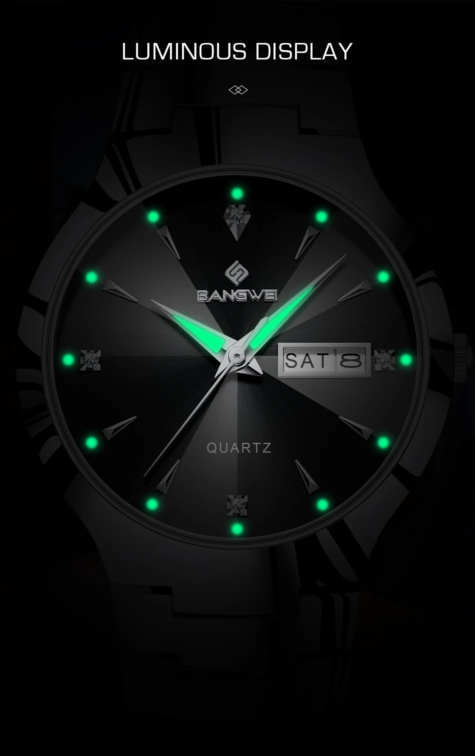2026 Women Watch Quartz Waterproof Luminous Weekly Calendar Elegant